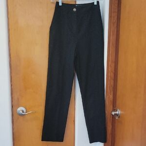 ASOS Black Linen Blend Women's Pants